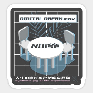Retrowave Noise Sticker